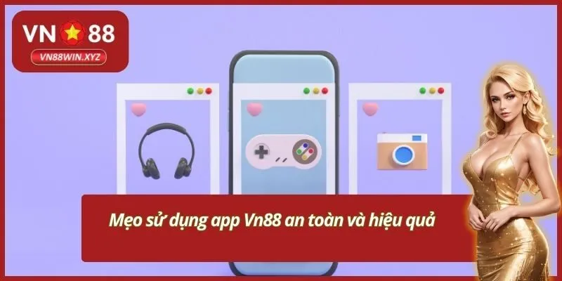 Mẹo sử dụng app Vn88 an toàn và hiệu quả